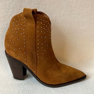 SIGERSON MORRISON Kalie Tan Suede Micro Stud Boots